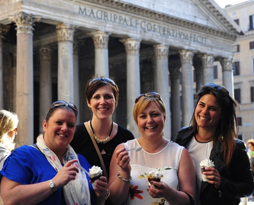 espresso gelato and tiramisu food tour