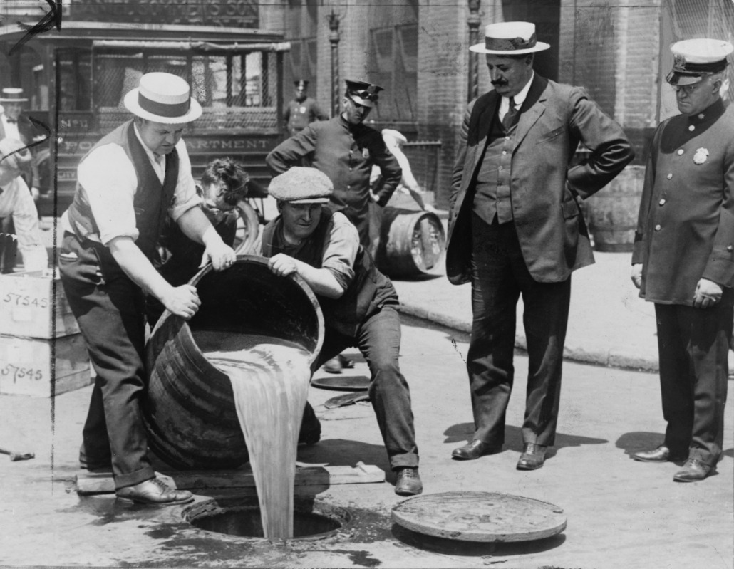 prohibition - proibizionismo in amer