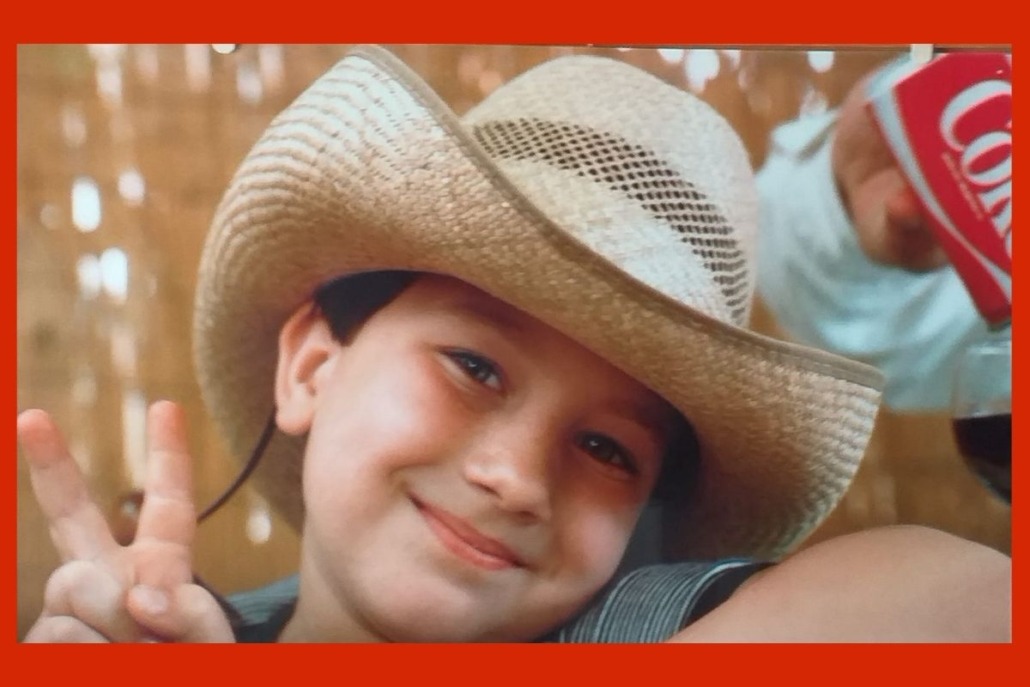 My brother Marco at the age of 8 - Coca-Cola lover