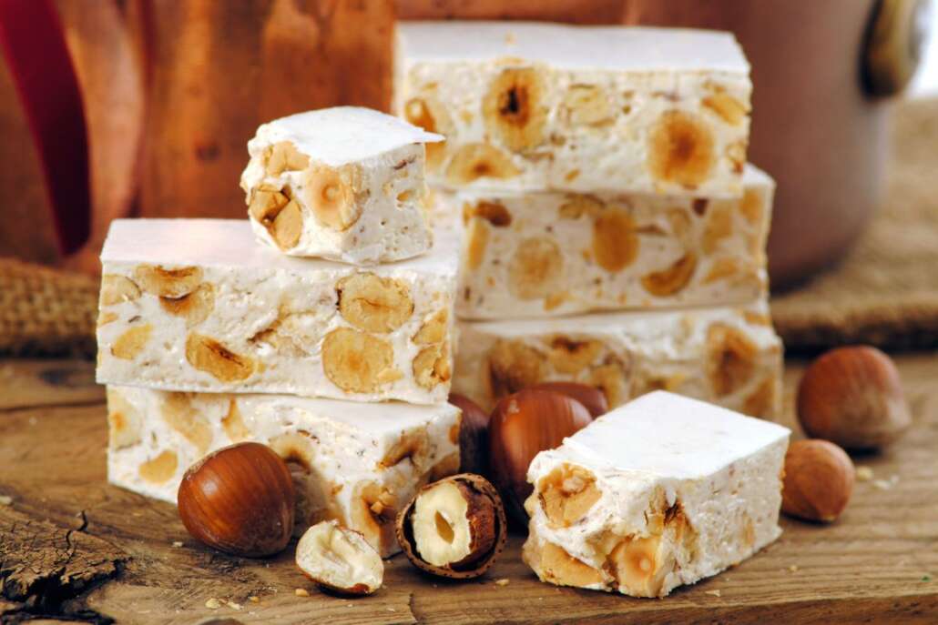 white torrone