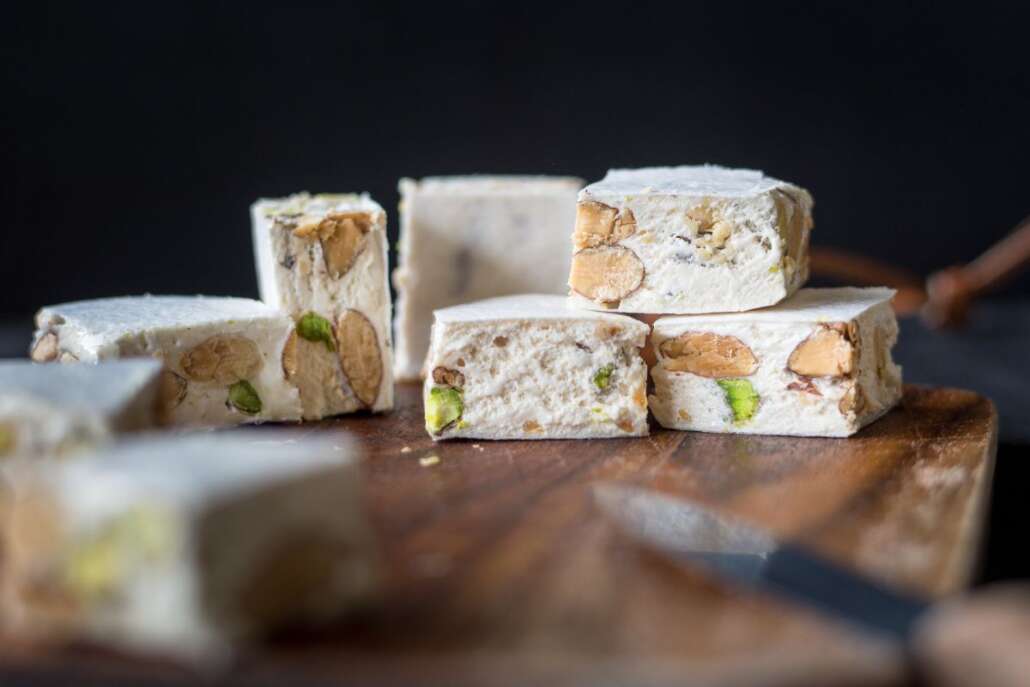 pistachio torrone