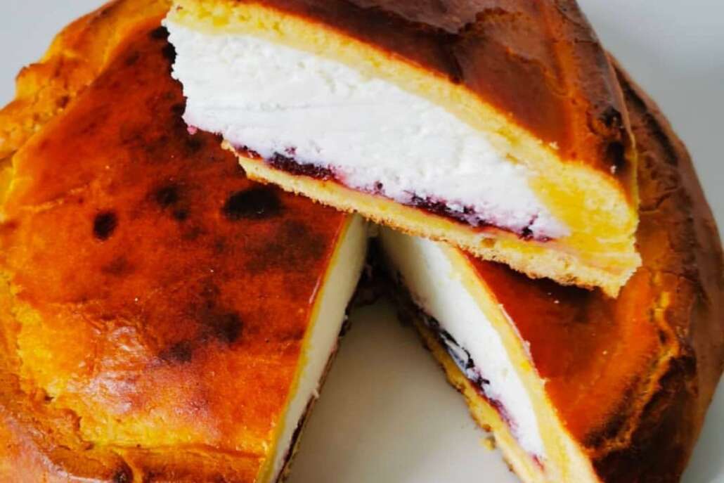 Crostata ricotta e visciole