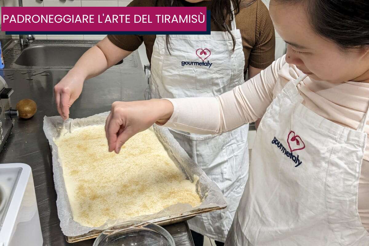 Amazing tiramisu and gelato cooking class