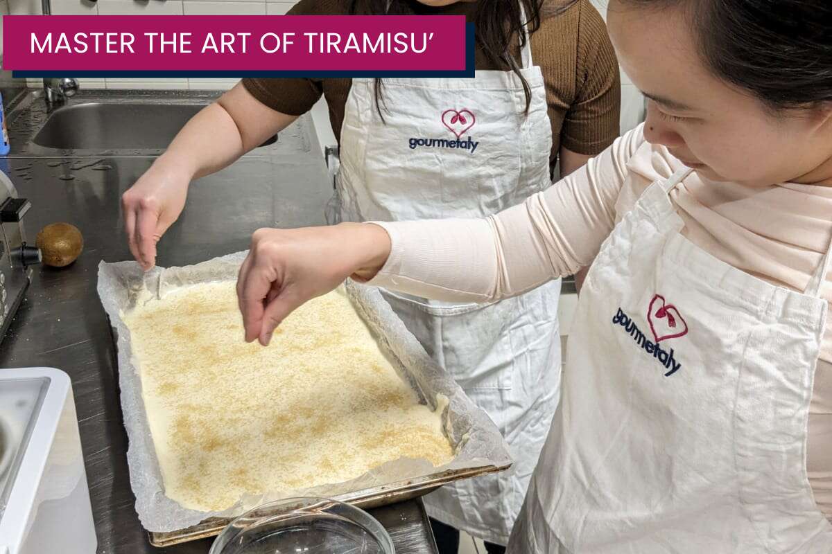 Amazing tiramisu and gelato cooking class