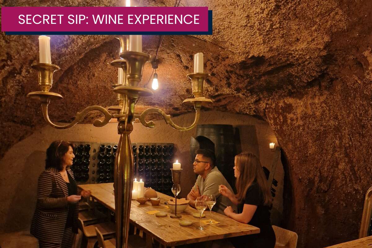 candlelight wine pairing with food tasting in roman cave 3 (2)