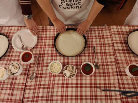 Authentic Roman Pizza Class in Trastevere