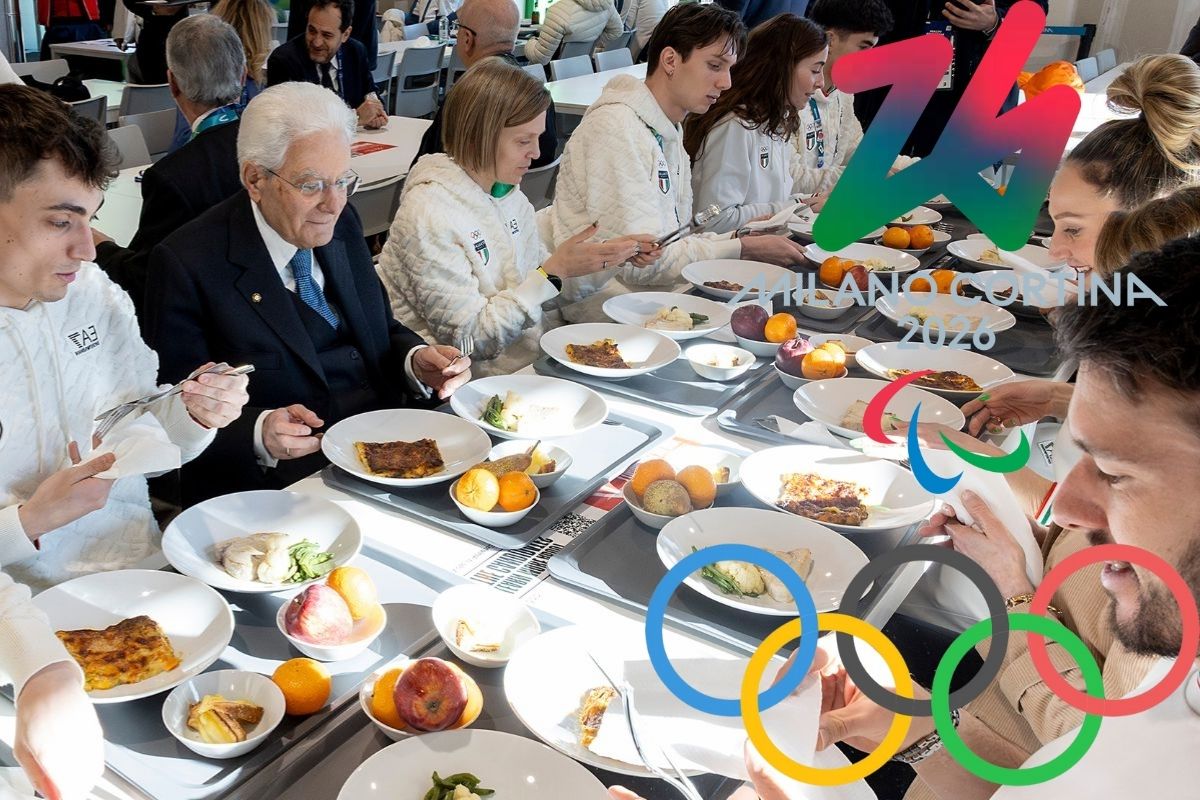 Milano Cortina 2026 Olimpyc winter games what athlets eat - Foto Courtesy of tg.la7.it gourmetaly food tours