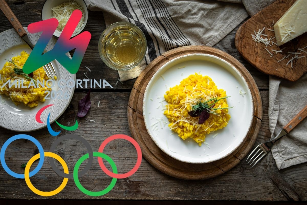 Milano Cortina 2026 Olimpyc winter games what athlets eat - risotto alla milanese gourmetaly food tours