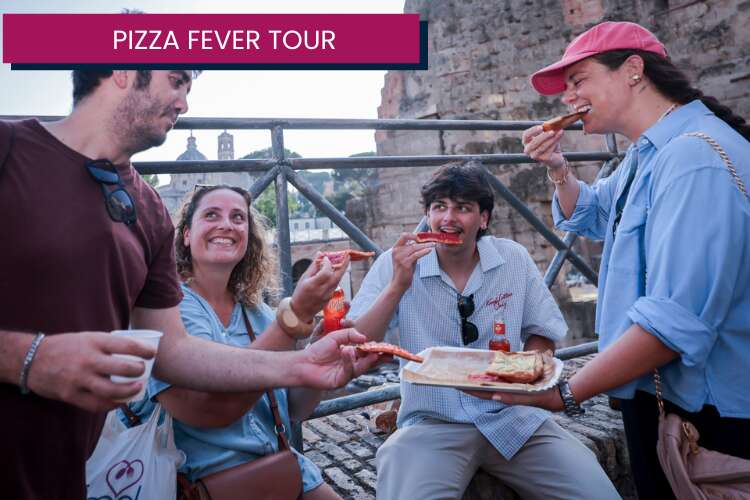 sunset pizza tour in monti colosseum 2